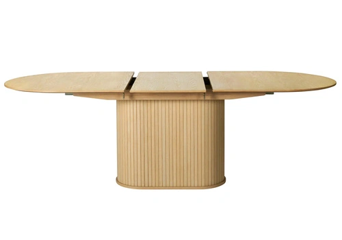 Lano rozkládací jídelní stůl oválný moderní přírodní dub 230 cm