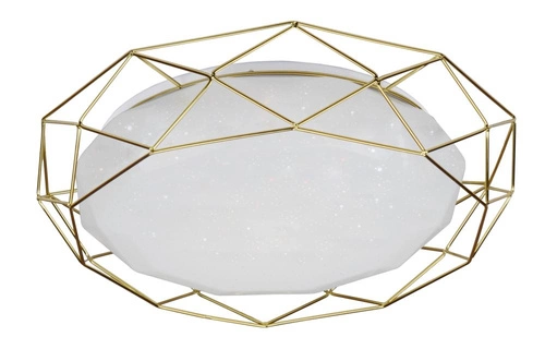 LED stropní svítidlo Sven 43 cm zlaté moderní do obýváku, kuchyně a jídelny glamour