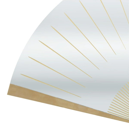 Kovová nástěnná dekorace Jiling Atmosphera zlatá ozdoba na zeď do obýváku 46 cm