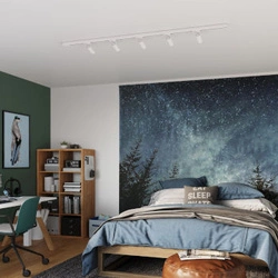 Stropní svítidlo, 5 bodů, 3fázový kolejnicový systém, LARA