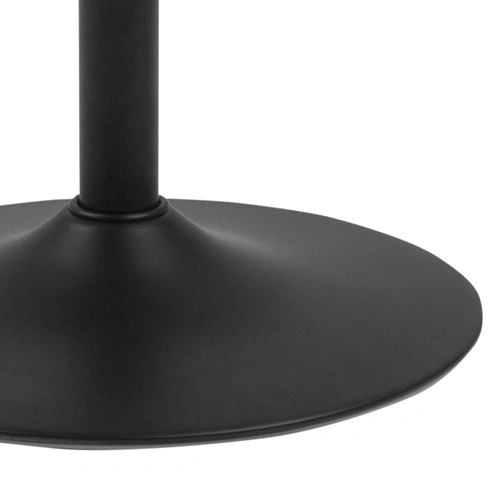 Barová židle Kimmy antracitová otočná s opěrkou výškově nastavitelná do kuchyně