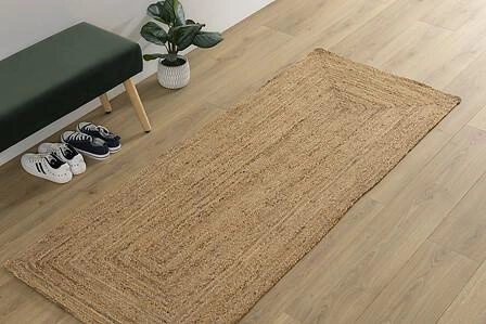 Boho koberec z přírodní juty Atmosphera 80x200 cm obdélníkový do obývacího pokoje a ložnice