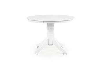 Jídelní kulatý stůl Richard 106 cm bílý moderní MDF a dřevo Intesi