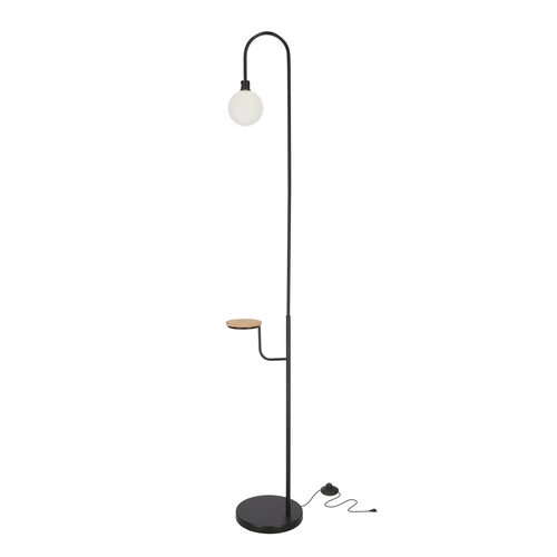Černá stojací lampa 1x40W G9