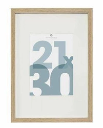 Dřevěný závěsný fotorámeček 21x30 Wood slim Atmosphera přírodní moderní