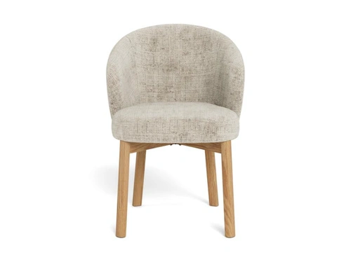 Židle Darlene béžová čalouněná skandinávská do jídelny Actona