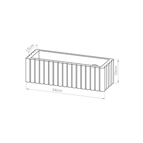 Nástěnné svítidlo RIGATA olivově zelené keramické moderní do obýváku