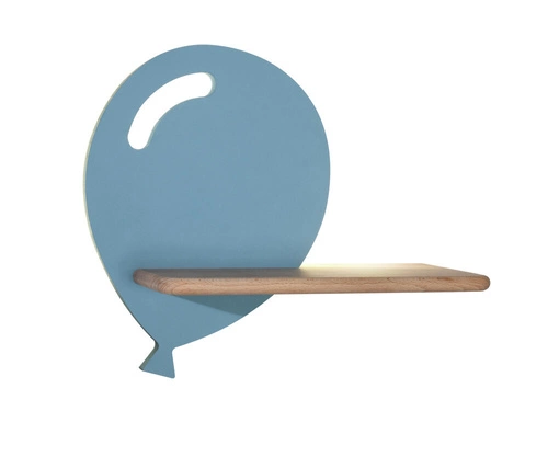 Nástěnné LED svítidlo Balloon modré dřevěné do dětského pokoje 4W klasické CANDELLUX