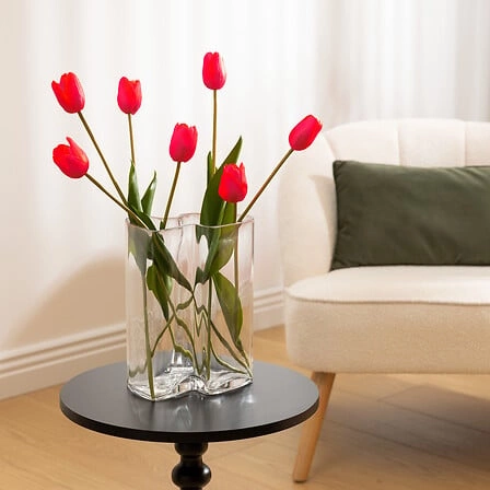 Umělý červený tulipán Atmosphera realistická květina do vázy 48 cm