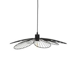 Závěsné černé kovové svítidlo Fleur loftové nad jídelní stůl do obýváku Atmosphera 57 cm