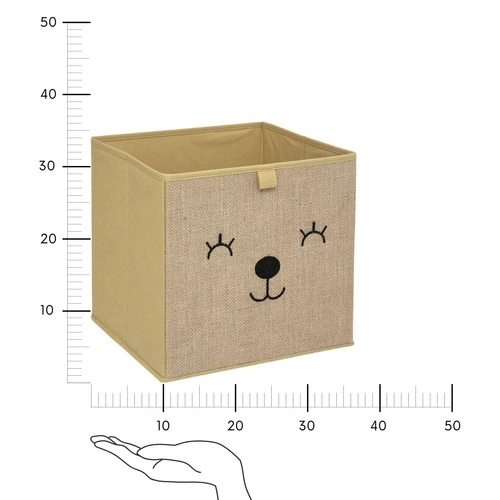 Box / Krabice do regálu Zvířecí juta