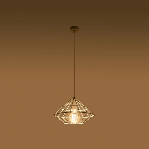 Závěsné svítidlo UMBERTO bílé moderní kovové do obýváku, kuchyně nebo nad stůl 32 cm