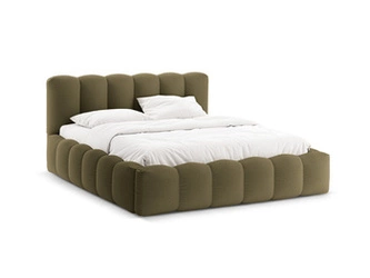 Strukturovaná látková postel Lupine Green 200x200