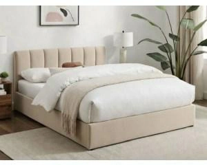 Čalouněná postel Lexington 120x200 béžová s úložným prostorem do ložnice