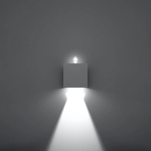 Nástěnné LED svítidlo Luca bílé moderní hliníkové do obýváku, ložnice a na terasu IP54