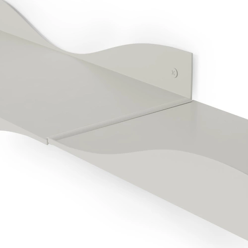 Sada 2 bílých nástěnných polic Surf Umbra moderních do obýváku a kuchyně