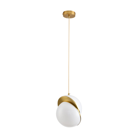 ORBITA závěsná lampa bílé zlato 25 cm