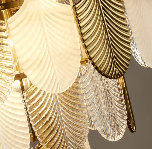 Závěsné svítidlo SECRET bílo-zlaté 80 cm moderní do obýváku a jídelny s nastavitelnou výškou