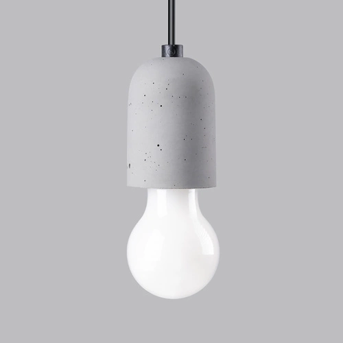 Nástěnné svítidlo NESO SOLLUX LIGHTING šedý betonový minimalistický do obýváku a ložnice