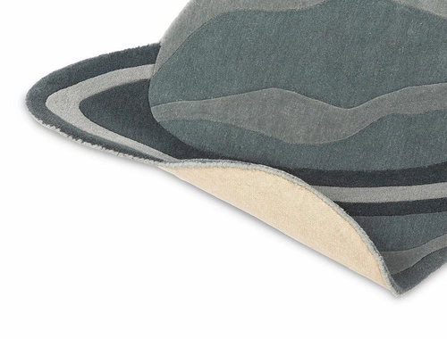 Dětský koberec Decor Kids Planet šedý moderní vlněný 75x120 cm ručně tkaný