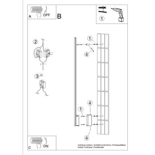 Moderní nástěnné LED svítidlo LAGOM 150 zlaté hliníkové do obýváku a ložnice Thoro