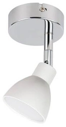 Roy nástěnné svítidlo 1x5W LED cob kulatá hlava 1e s přepínačem kd system bílá