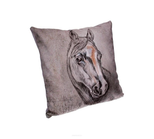 Sametový dekorační polštář LORD 40x40 antialergenní šedý do obýváku a ložnice