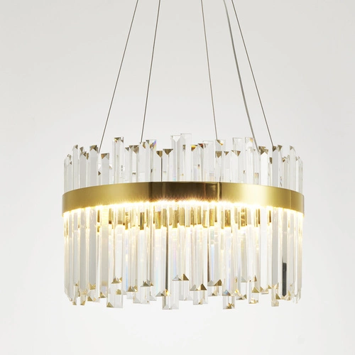 Křišťálový lustr LED ROYAL Step into Design zlatý 50 cm do obýváku a jídelny