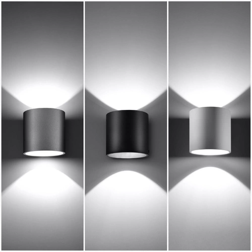 Nástěnné svítidlo ORBIS 1 bílé moderní hliníkové do ložnice a obývacího pokoje Sollux Lighting