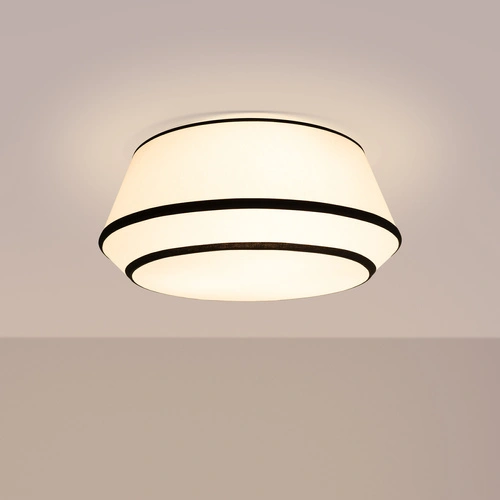 Stropní svítidlo TOP O bílé moderní do obývacího pokoje kulaté 50 cm