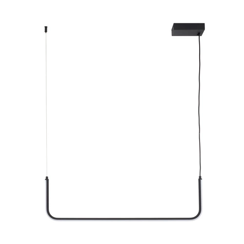 Moderní závěsné LED svítidlo MINIMA-1 černé 80 cm nad jídelní stůl do obýváku