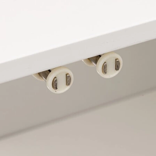 Bílá koupelnová skříňka pod umyvadlo Natureo 70 cm moderní MDF bambus 5five