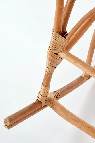 Houpací křeslo Kalma ratanové boho do obýváku a na terasu přírodní retro pohodlné