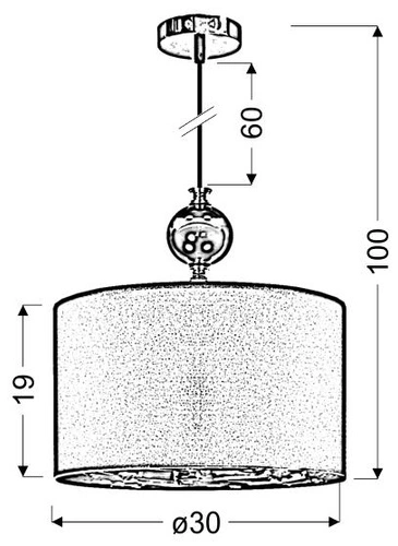 Závěsné svítidlo Melba černé moderní kovové do obýváku a kuchyně s měděným vnitřkem