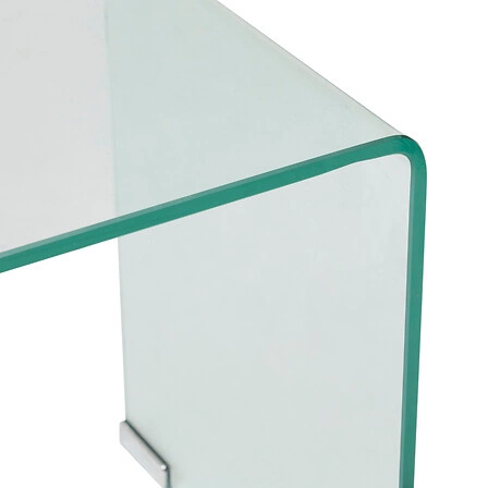 Sada 2 konferenčních stolků Lenia skleněných 2v1 čirých