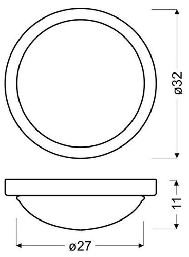 Stropní svítidlo Roda stropní svítidlo 32 E27 2x60W sat nikl