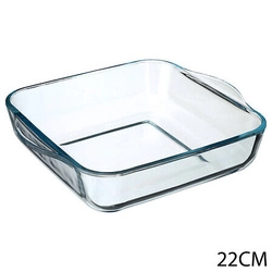 Žáruvzdorná miska 22x22 sklo