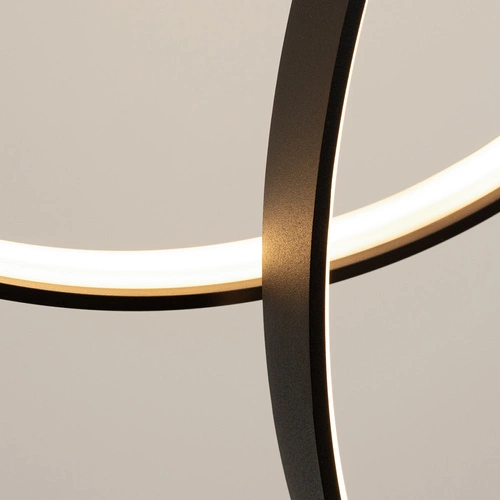 Stropní LED svítidlo RIO 5 černé moderní do obýváku a jídelny 3000K