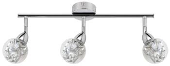 Stropní světelný pás Bolo 3x6W LED smd kulatá hlava 1e s kloubovým stínítkem výměnný kd systém