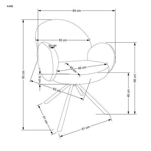 Otočená čalouněná židle Paulett béžová s područkami do jídelny a obýváku Intesi