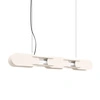 Závěsné LED svítidlo CHAIN 91 béžové moderní nad kuchyňský ostrůvek