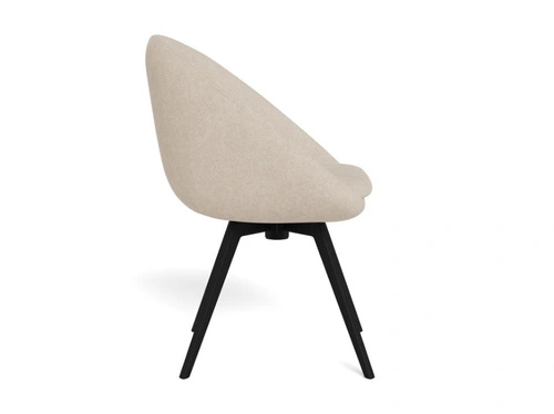 Otočná čalouněná židle Tenna béžová do jídelny a obýváku