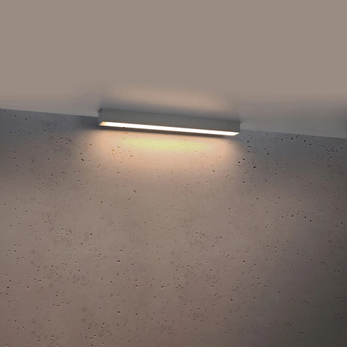 LED stropní svítidlo Pinne 67 šedé moderní kovové do kuchyně, obýváku a ložnice