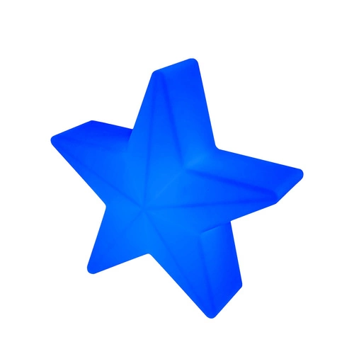 Dekorační zahradní lampa hvězda STAR LED RGBW 16 barev 30 cm