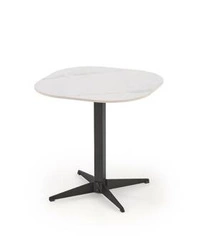 Konferenční stolek Dalita čtvercový bílý mramor 50x50 cm moderní loftový do obýváku Intesi