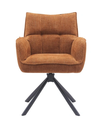 Otočná jídelní židle Marilla čalouněná s područkami