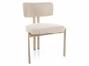 Jídelní čalouněná židle Montico Intesi v béžové kašmírové barvě do jídelny a obývacího pokoje