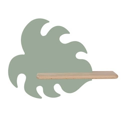 Nástěnné LED svítidlo Monstera 5W dřevěné do dětského pokoje klasické zelené CANDELLUX