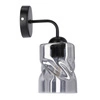 Nástěnné svítidlo Felis lampa černá 1x60W E27 kouřový difuzor