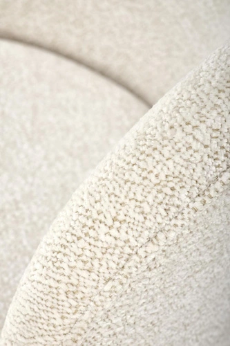 Barová židle Paloma krémová s opěrkou glamour na zlatých nohách do kuchyně a jídelny 75 cm